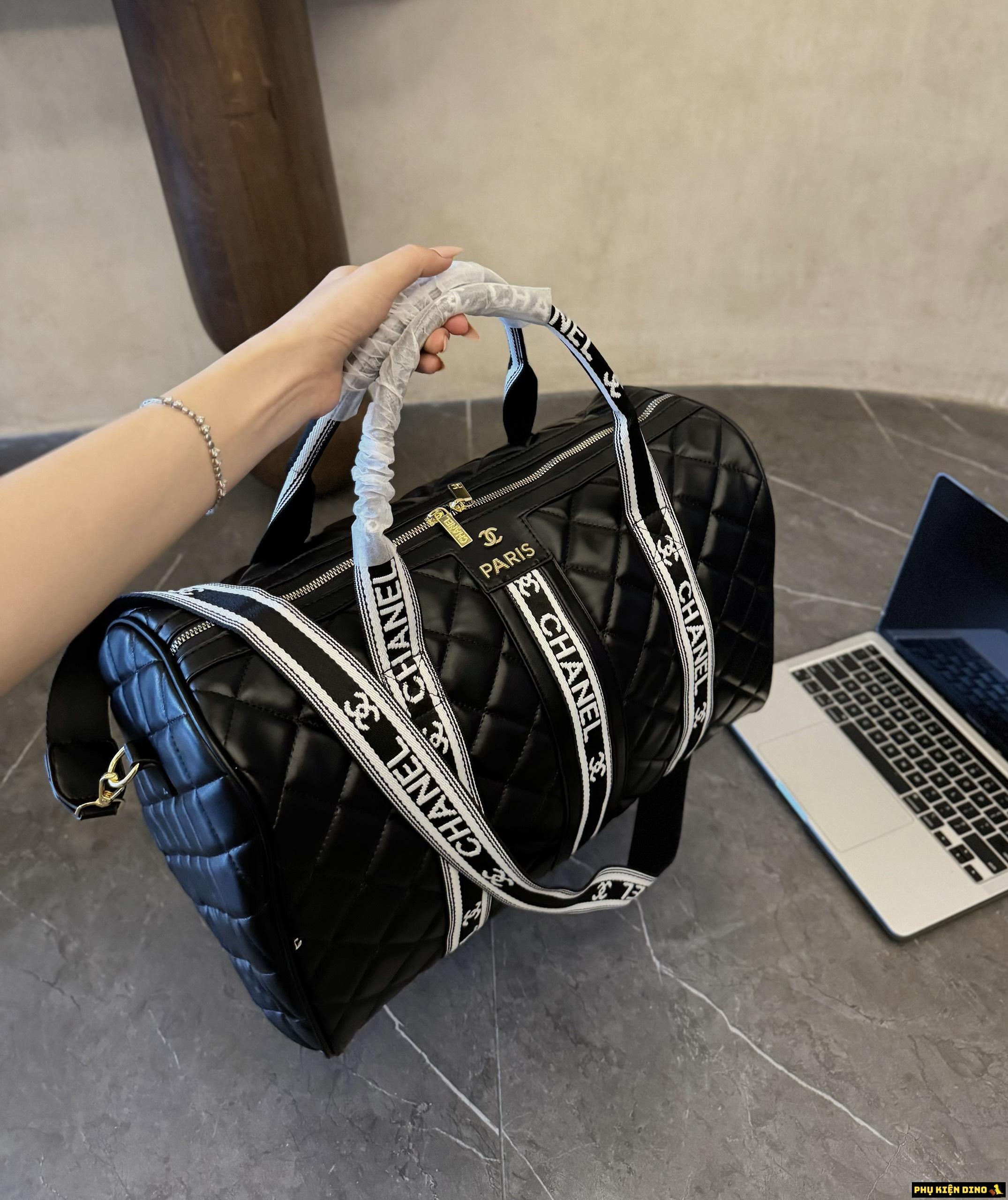 Túi Trống Chanel Size 50 Black Túi Trống Chanel Size 50 Black